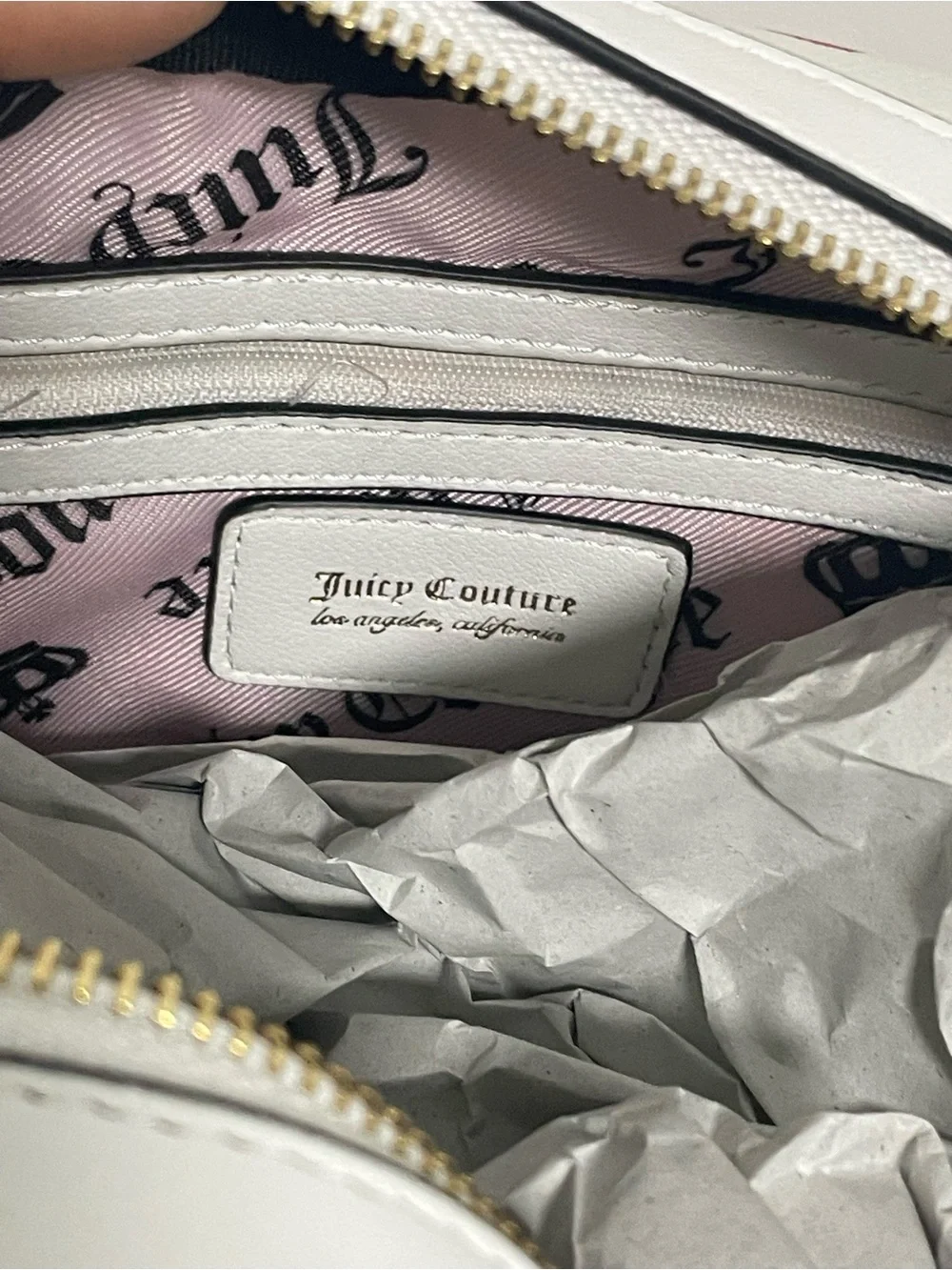 Juicy Couture Sweet N Juicy Bowler Bag - White Multi/Angel